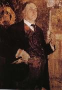 Nikolay Fechin Portrait of Buerlinc oil painting